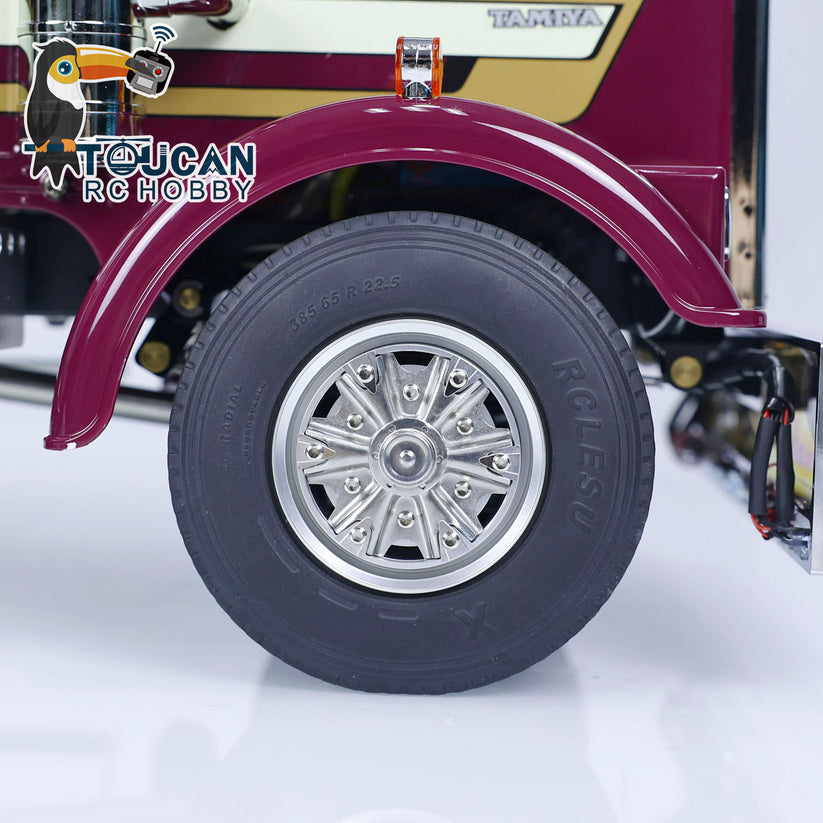 Aluminum Middle Chassis Mount Set (3 PCS) For Tamiya 1/14 RC Tractor Truck - Black Upgrade Parts