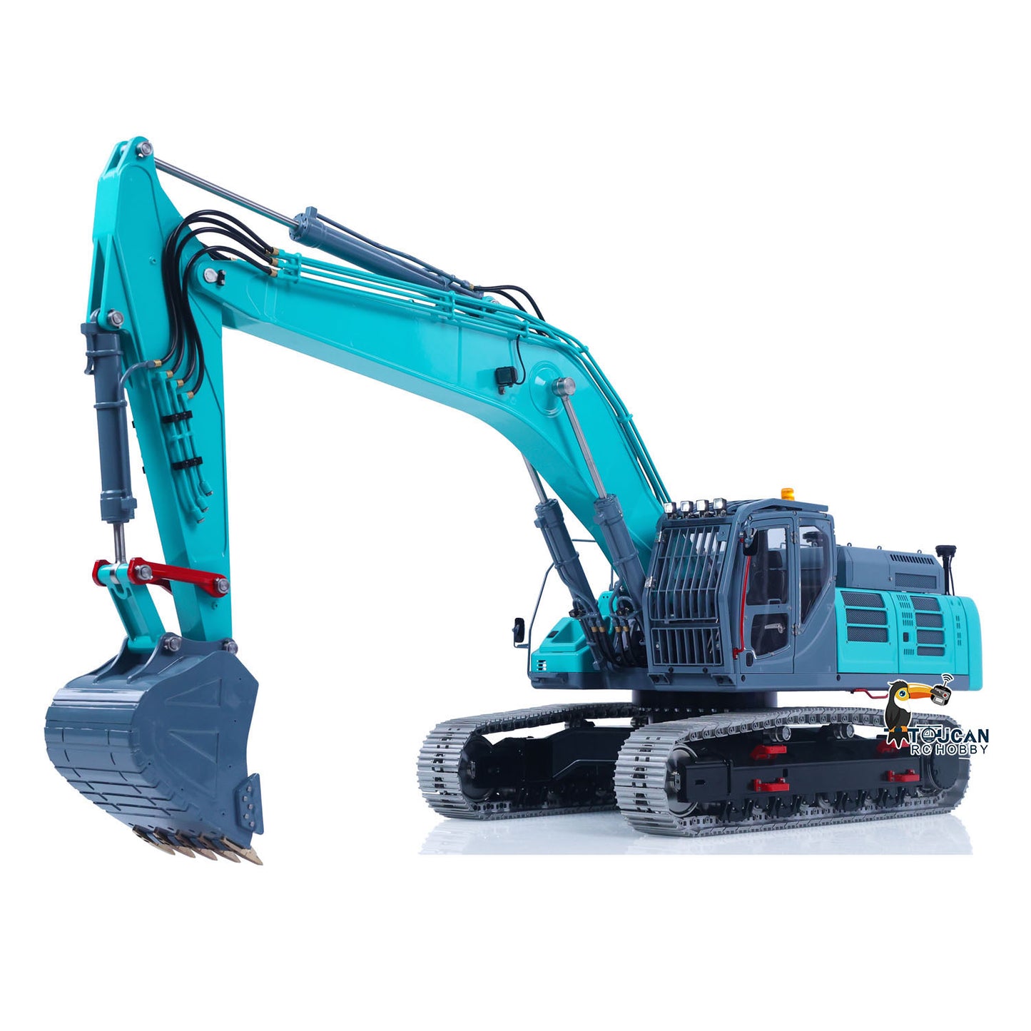 LESU 1/14 RC Metal Hydraulic Excavator SK500 RTR Remote Control Digger Model 6CH Valve 3MAP Pump Relief Valve PL18EV Lite Radio