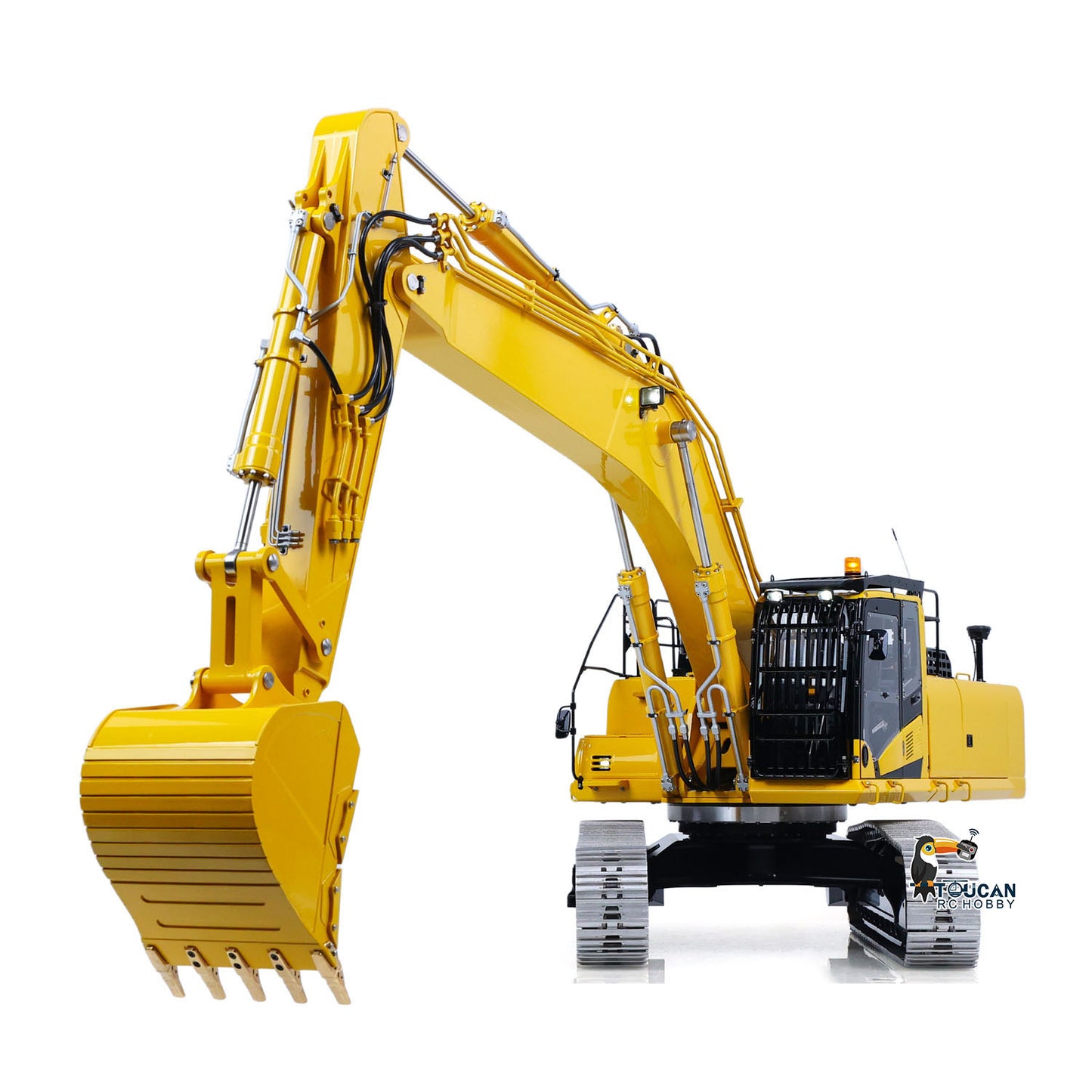 LESU Aoue PC500 1/14 Metal RC Hydraulic Tracked Excavator PNP/RTR B0019 7Ways Valve 3-4MAP Pump Light System for Construction Vehicle Collectors