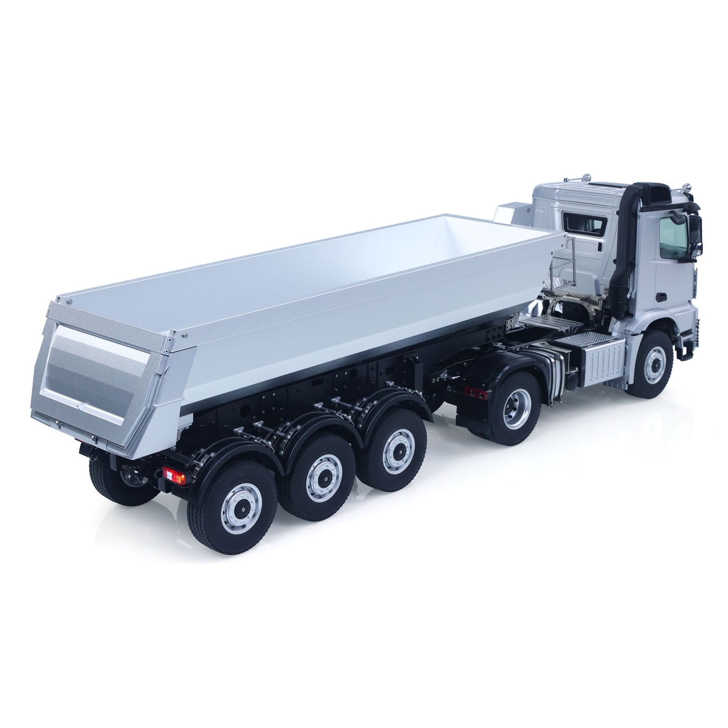 Fast Shipping Kabolite RTR Car 1/14 4X4 RC Tractor Truck 3Axles Electric Lifting Dump Trialer