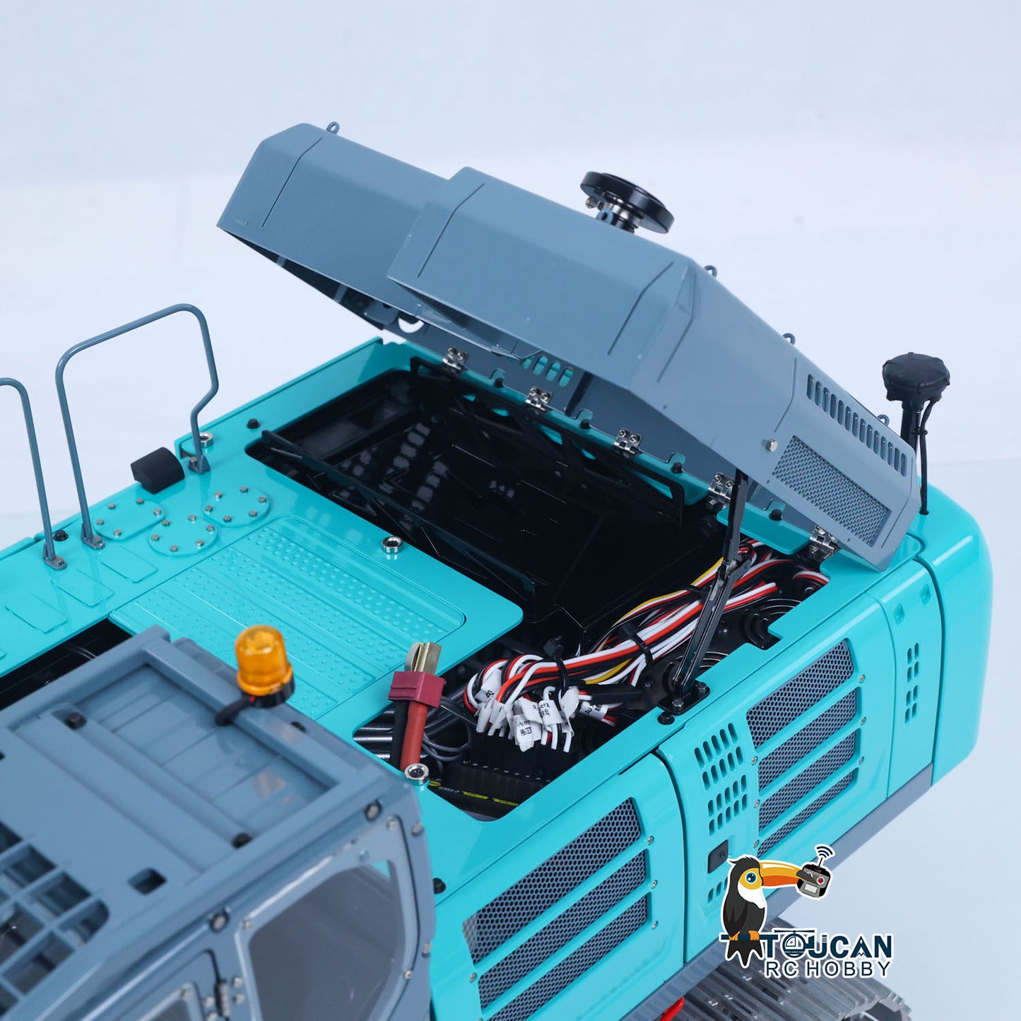 LESU 1/14 RC Metal Hydraulic Excavator SK500 RTR Remote Control Digger Model 6CH Valve 3MAP Pump Relief Valve PL18EV Lite Radio