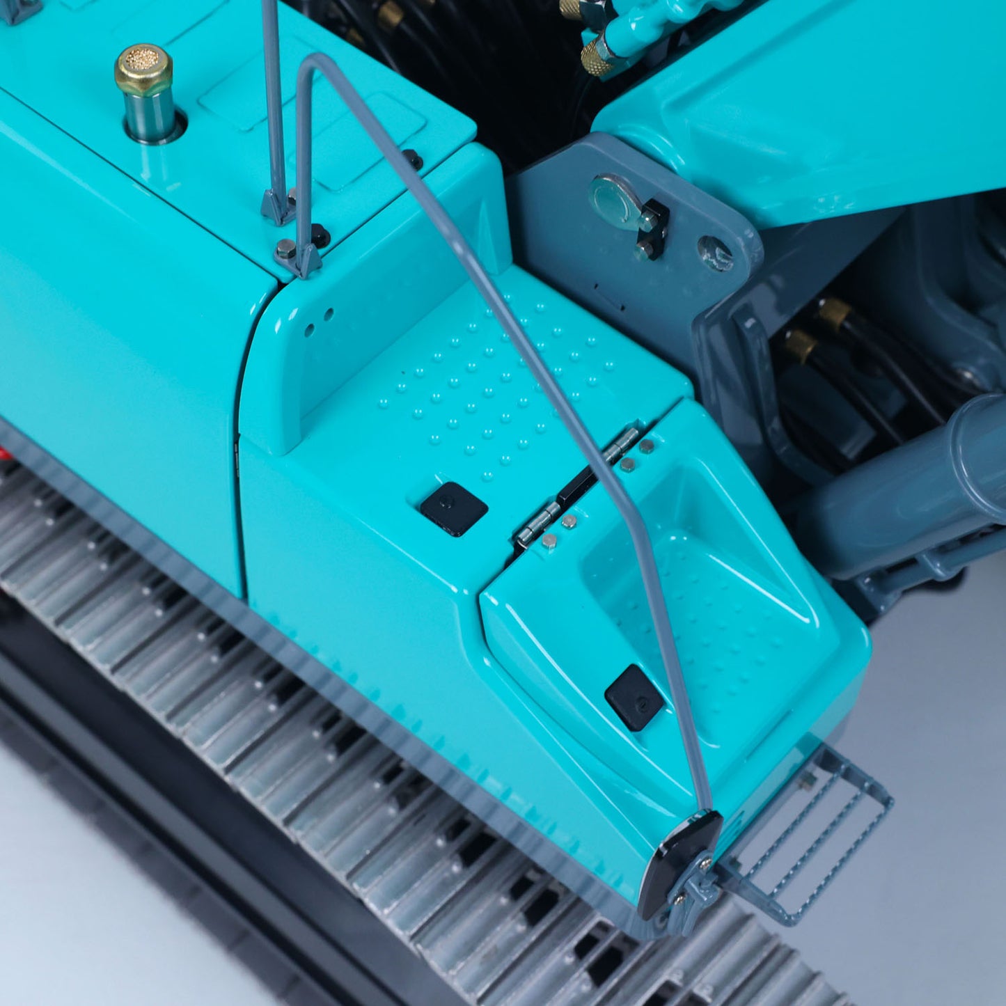 LESU 1/14 RC Metal Hydraulic Excavator SK500 RTR Remote Control Digger Model 6CH Valve 3MAP Pump Relief Valve PL18EV Lite Radio