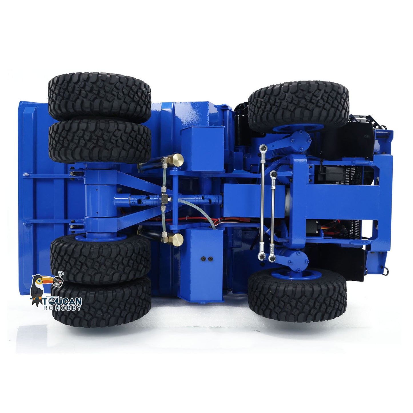 1/20 RC Metal Hydraulic Mine Truck 793D Dumper Flysky I6X Radio Light System Heavy Tipper Truck for Mining Excavator Model