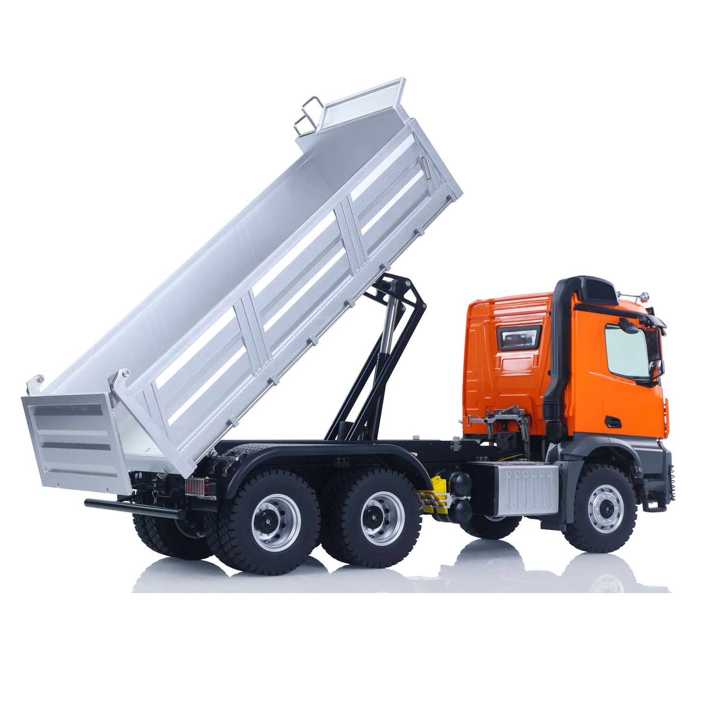 Fast Shipping 1/14 2.4G Remote Control Electric Lifting Dumper 5702 Model 6*6 Tipper Vehicle 2Speed Sound Light Motor RTR Car Gifts Adults