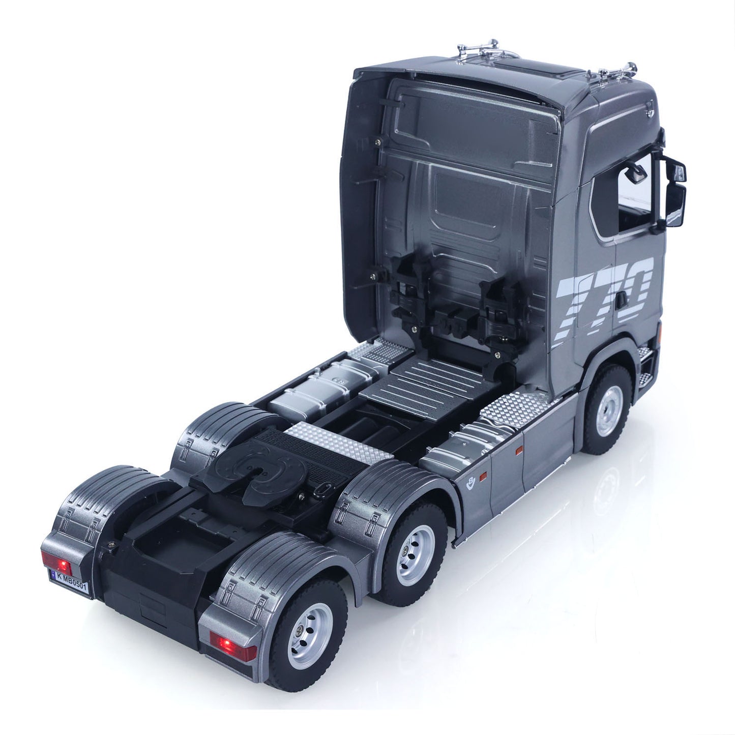 Fast Shipping 1/18 Plastic 6X4 Remote Control Tractor Truck 770S 1501 RWD RC Lorry Vehicle Light Sound Ready to Run Model Toys for Adults