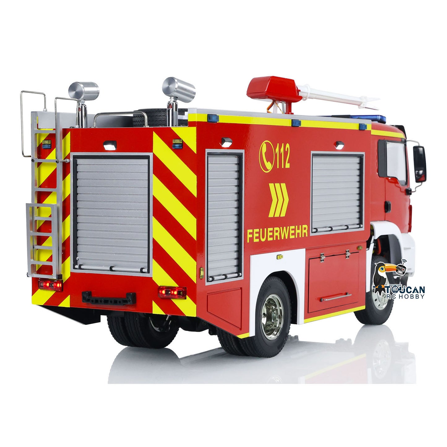 4x2 RC Fire Fighting Truck 1:14 3-speed Transmission Radio Control Fire Vehicles