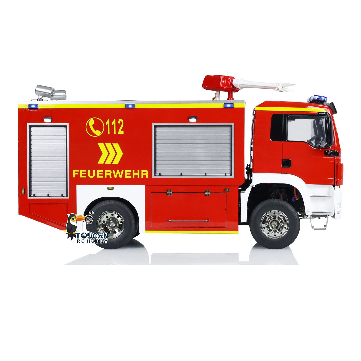 4x2 RC Fire Fighting Truck 1:14 3-speed Transmission Radio Control Fire Vehicles