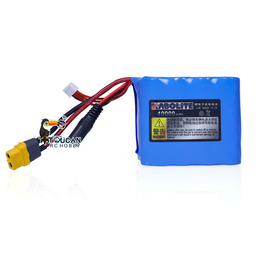 10000mAh 11.1V Li-ion Battery for 1/14 RC Hydraulic Loader Excavator Model Parts Simulation Vehicle Hobby Model DIY Accessories