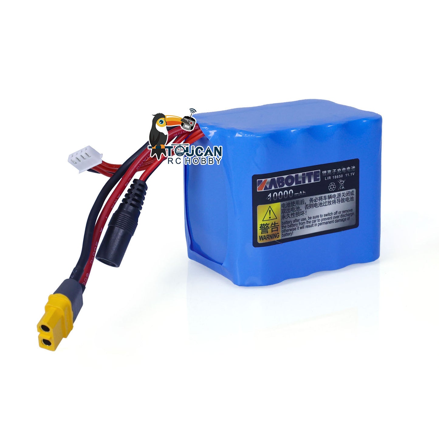 10000mAh 11.1V Li-ion Battery for 1/14 RC Hydraulic Loader Excavator Model Parts Simulation Vehicle Hobby Model DIY Accessories