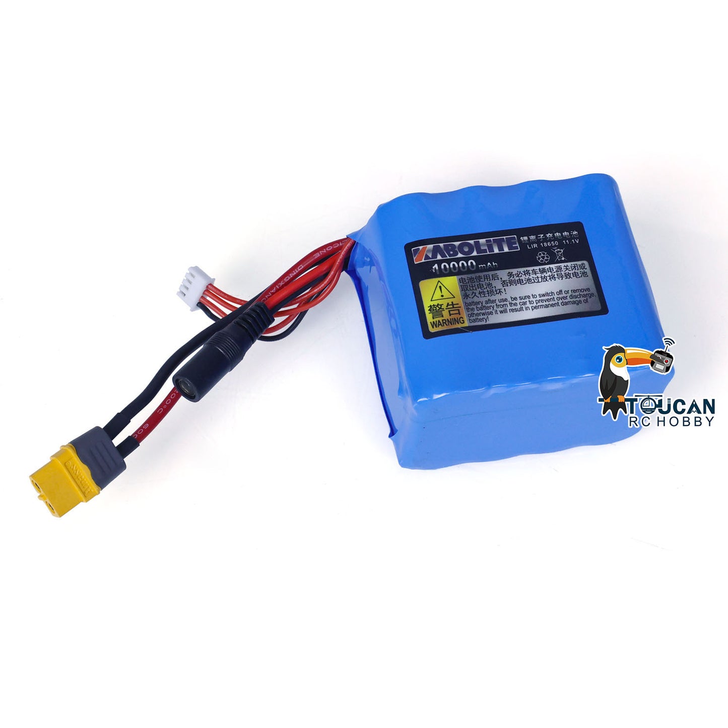 10000mAh 11.1V Li-ion Battery for 1/14 RC Hydraulic Loader Excavator Model Parts Simulation Vehicle Hobby Model DIY Accessories