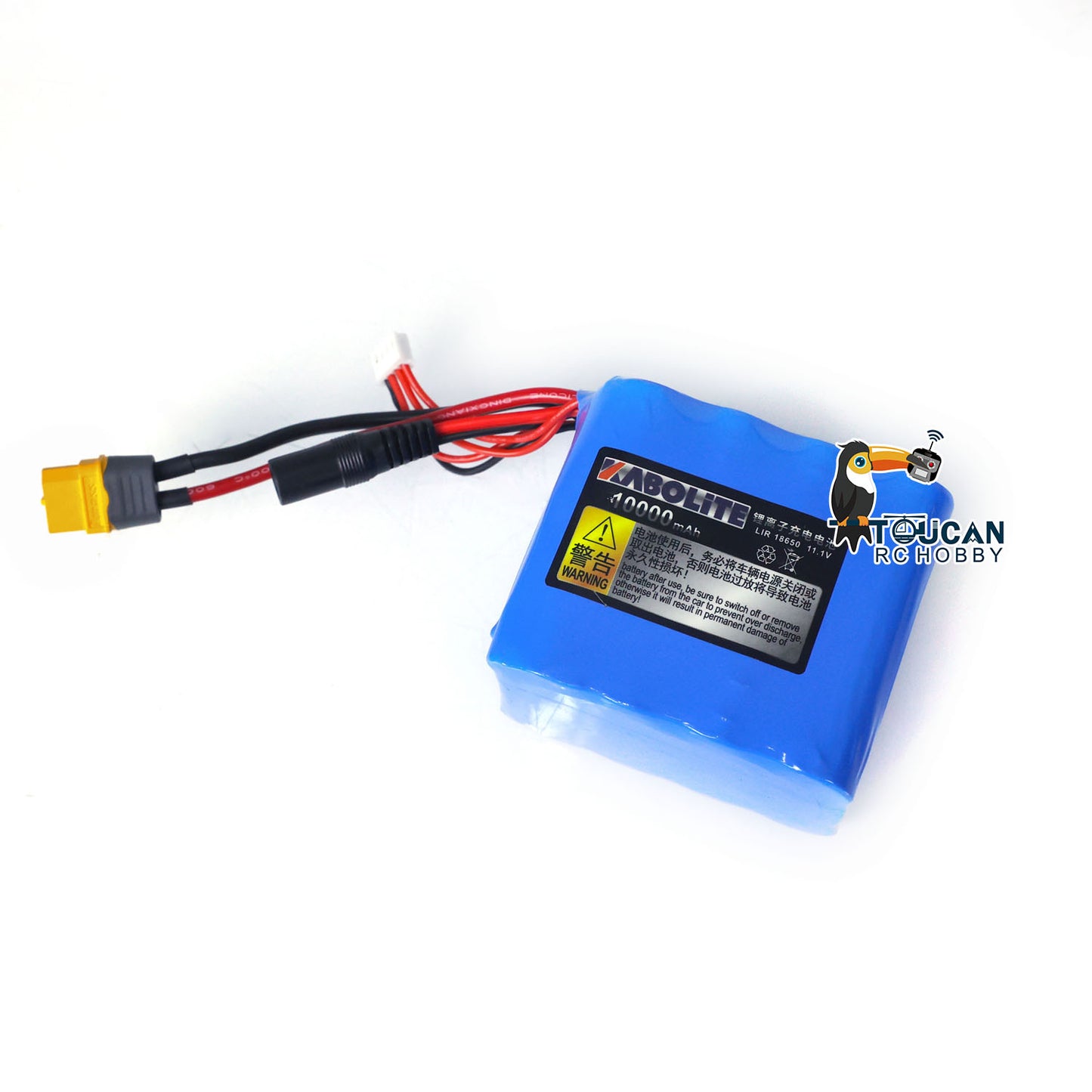 10000mAh 11.1V Li-ion Battery for 1/14 RC Hydraulic Loader Excavator Model Parts Simulation Vehicle Hobby Model DIY Accessories