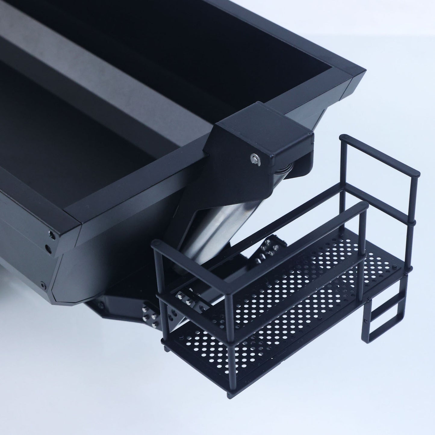 26.1Inches KABOLITE 1/14 Metal Radio Control Semi Trailer Dumper Electric Lifting for RC Tractor Truck SC 770S Light Support Leg