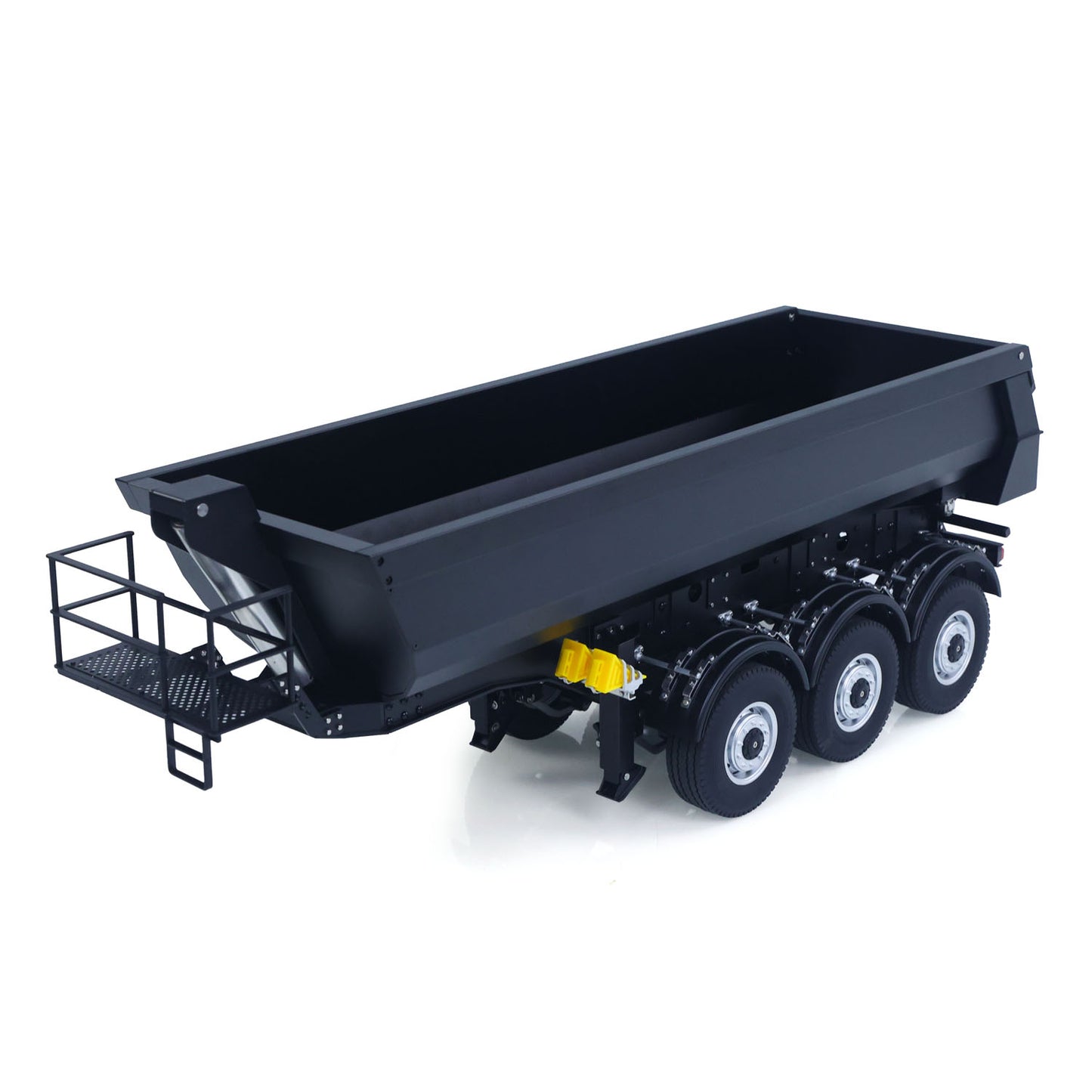 Fast Shipping Kabolite 1/14 Metal Remote Control 3Axles Electric Lifting Semi Trailer Dumper for RC Tractor Truck 770S 100 Battery Charger