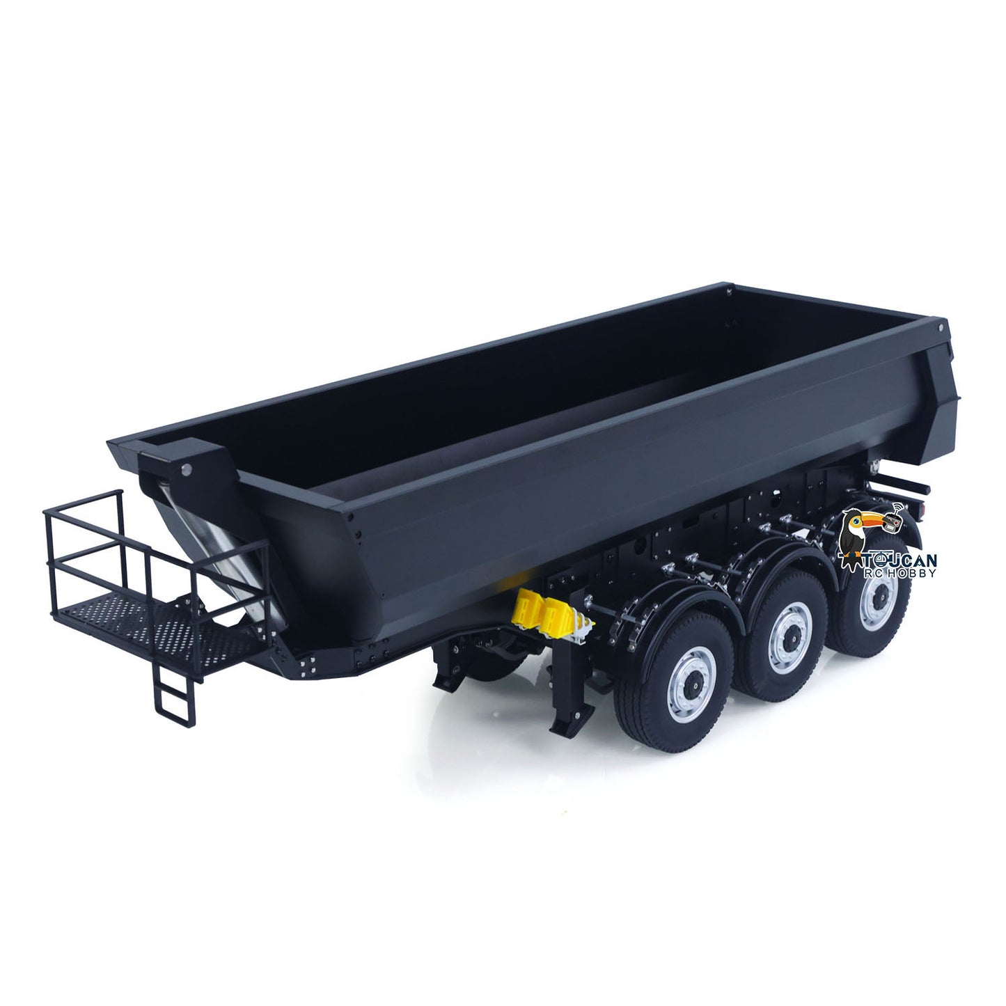 US STOCK Kabolite 1/14 Metal Remote Control 3Axles Electric Lifting Semi Trailer Dumper for RC Tractor Truck 770S 100 Battery Charger