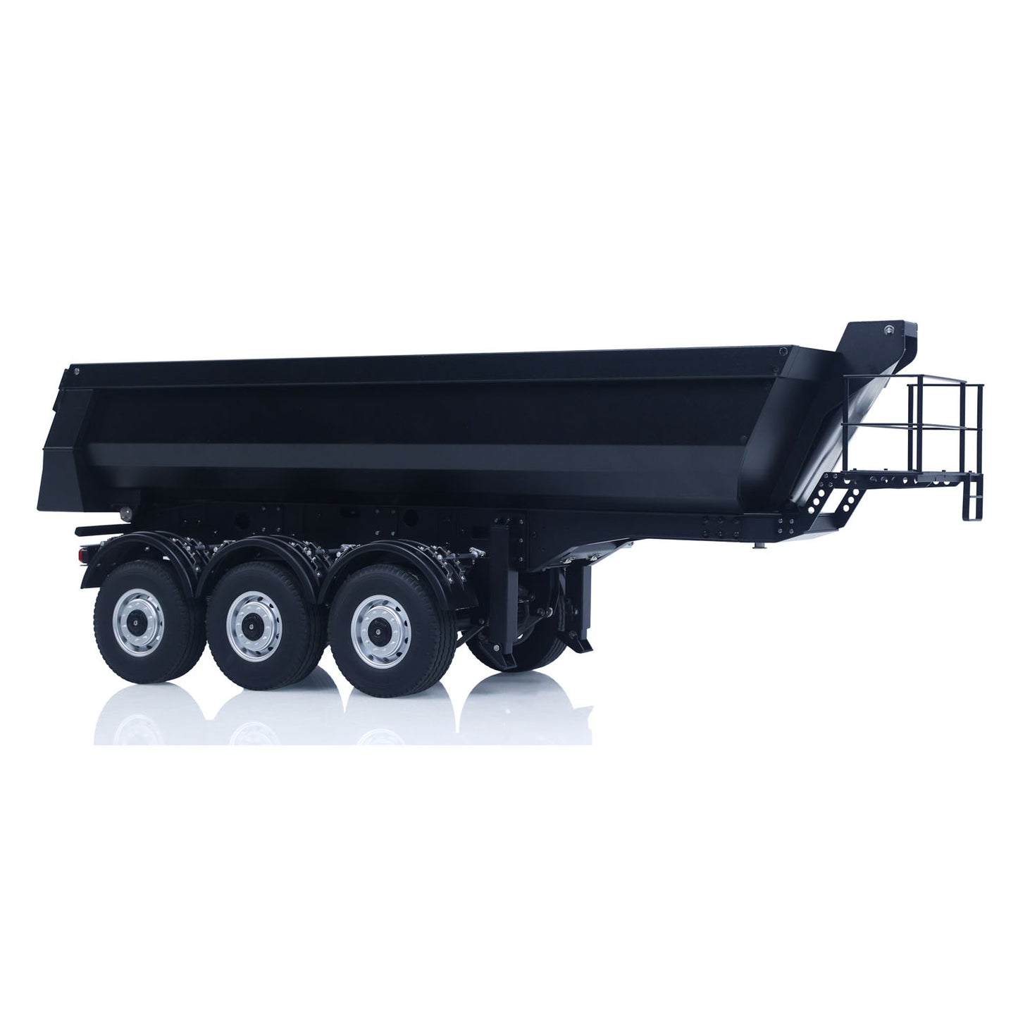 Fast Shipping Kabolite 1/14 Metal Remote Control 3Axles Electric Lifting Semi Trailer Dumper for RC Tractor Truck 770S 100 Battery Charger