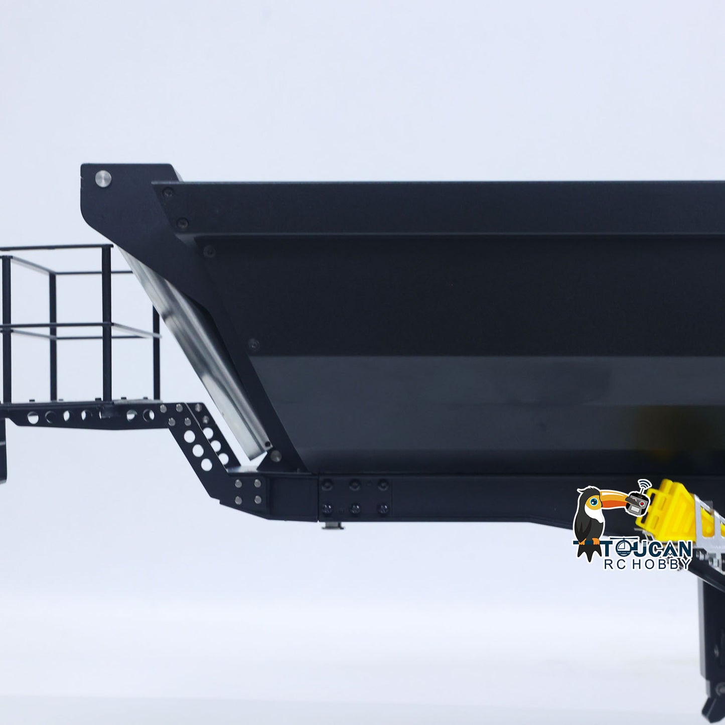 US STOCK Kabolite 1/14 Metal Remote Control 3Axles Electric Lifting Semi Trailer Dumper for RC Tractor Truck 770S 100 Battery Charger