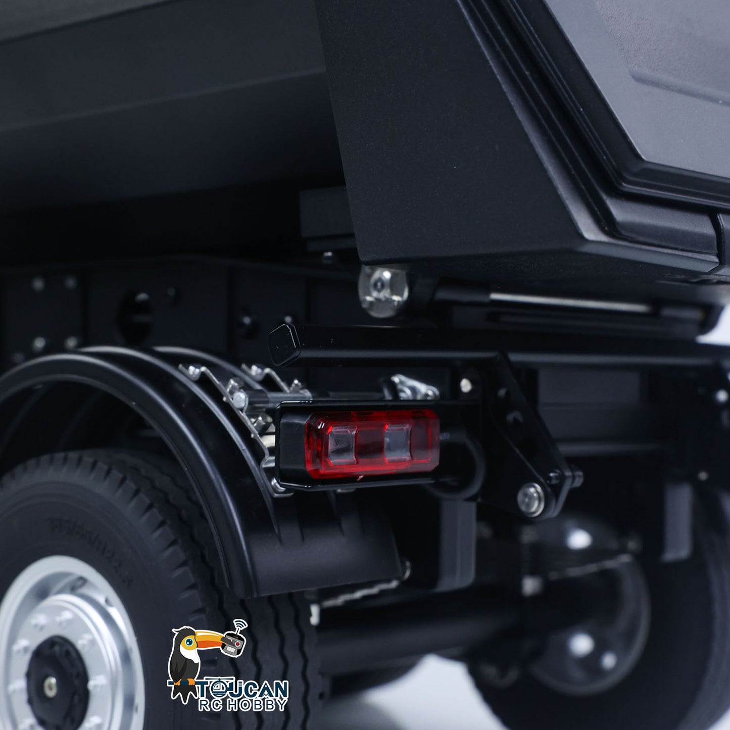 US STOCK Kabolite 1/14 Metal Remote Control 3Axles Electric Lifting Semi Trailer Dumper for RC Tractor Truck 770S 100 Battery Charger