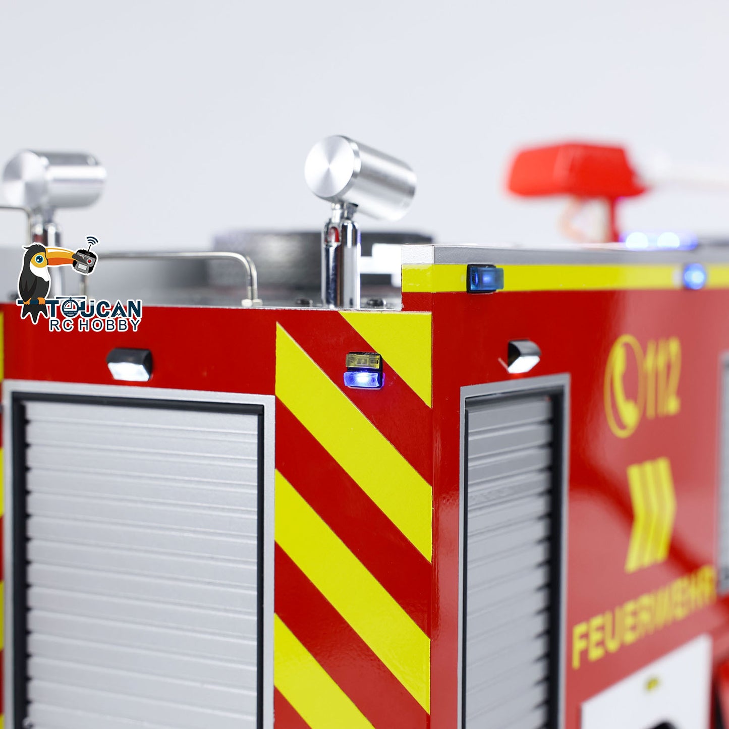 4x2 RC Fire Fighting Truck 1:14 3-speed Transmission Radio Control Fire Vehicles