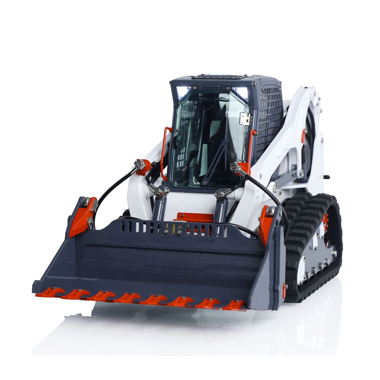 LESU 1/14 RC Hydraulic Car Aoue LT5 Skid-Steer Loader RTR Model Engineering Vehicle Flysky i6S Radio Battery Constraction Machine Ready to Run