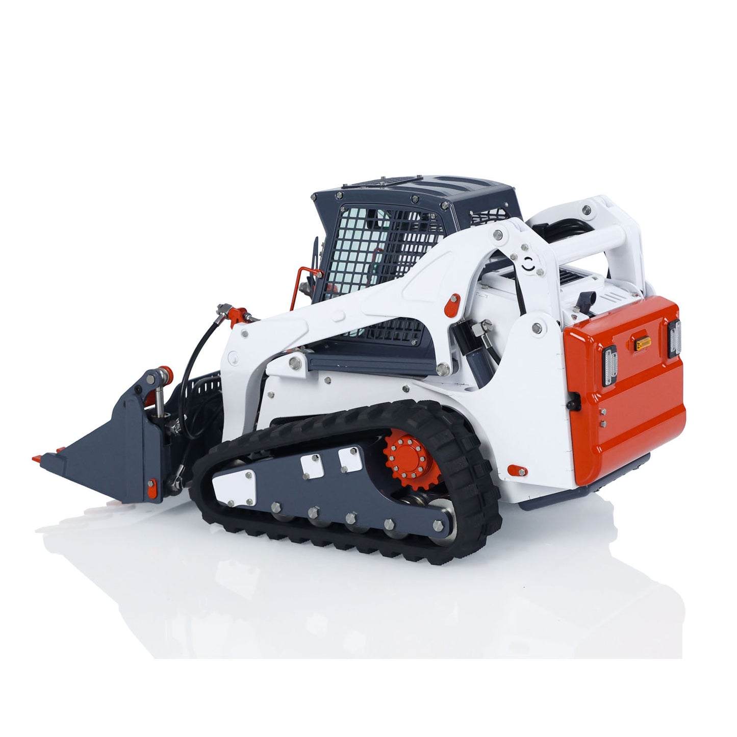 LESU 1/14 RC Hydraulic Car Aoue LT5 Skid-Steer Loader RTR Model Engineering Vehicle Flysky i6S Radio Battery Constraction Machine Ready to Run