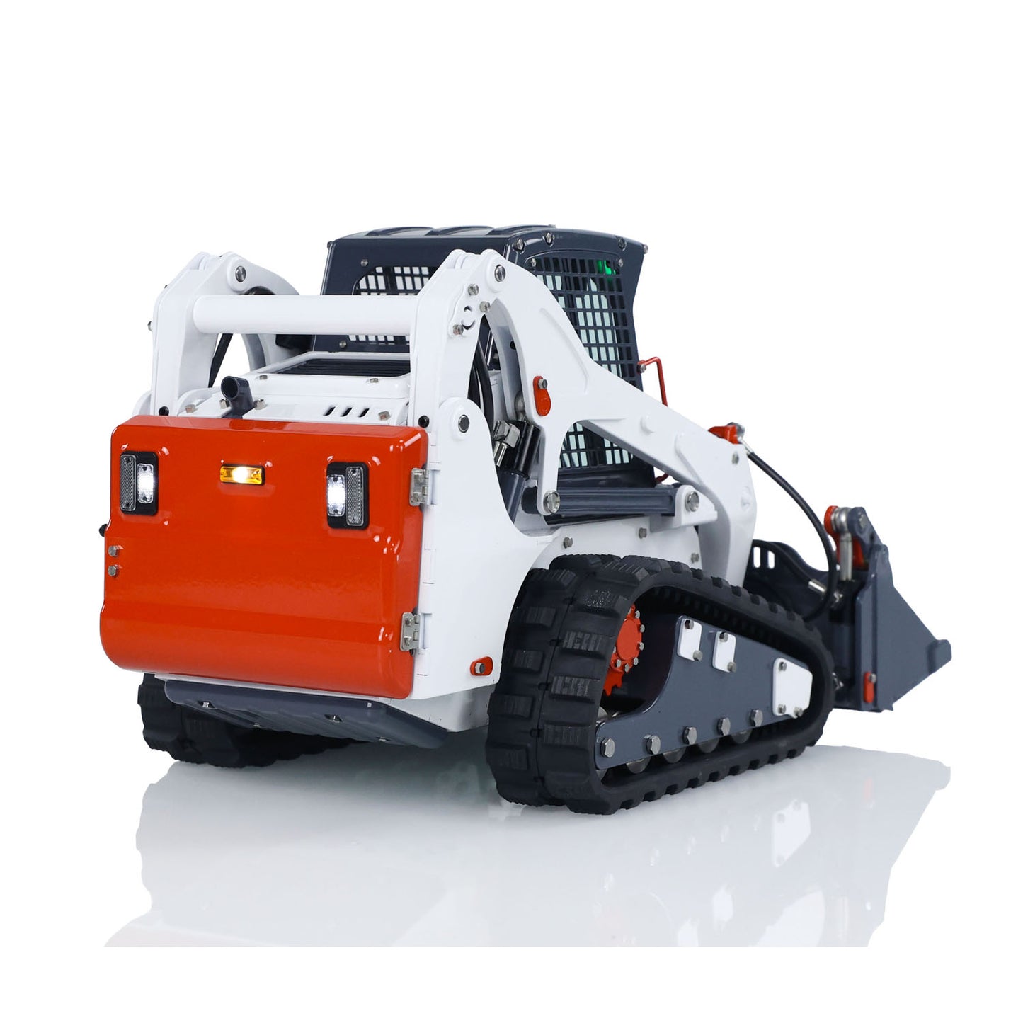 LESU 1/14 RC Hydraulic Car Aoue LT5 Skid-Steer Loader RTR Model Engineering Vehicle Flysky i6S Radio Battery Constraction Machine Ready to Run