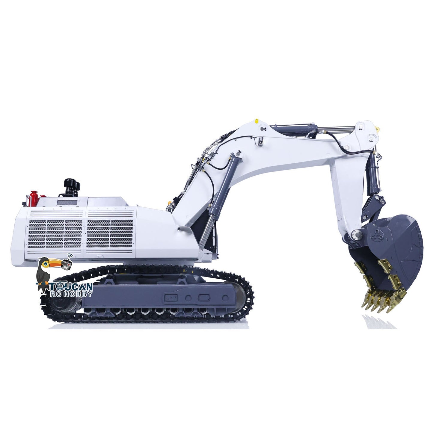 LESU AOUE 9150 1/14 RC Heavy Hydraulic Metal Excavator XE Lite Radio Controlled Car Double Pump RTR Version Digger Light System