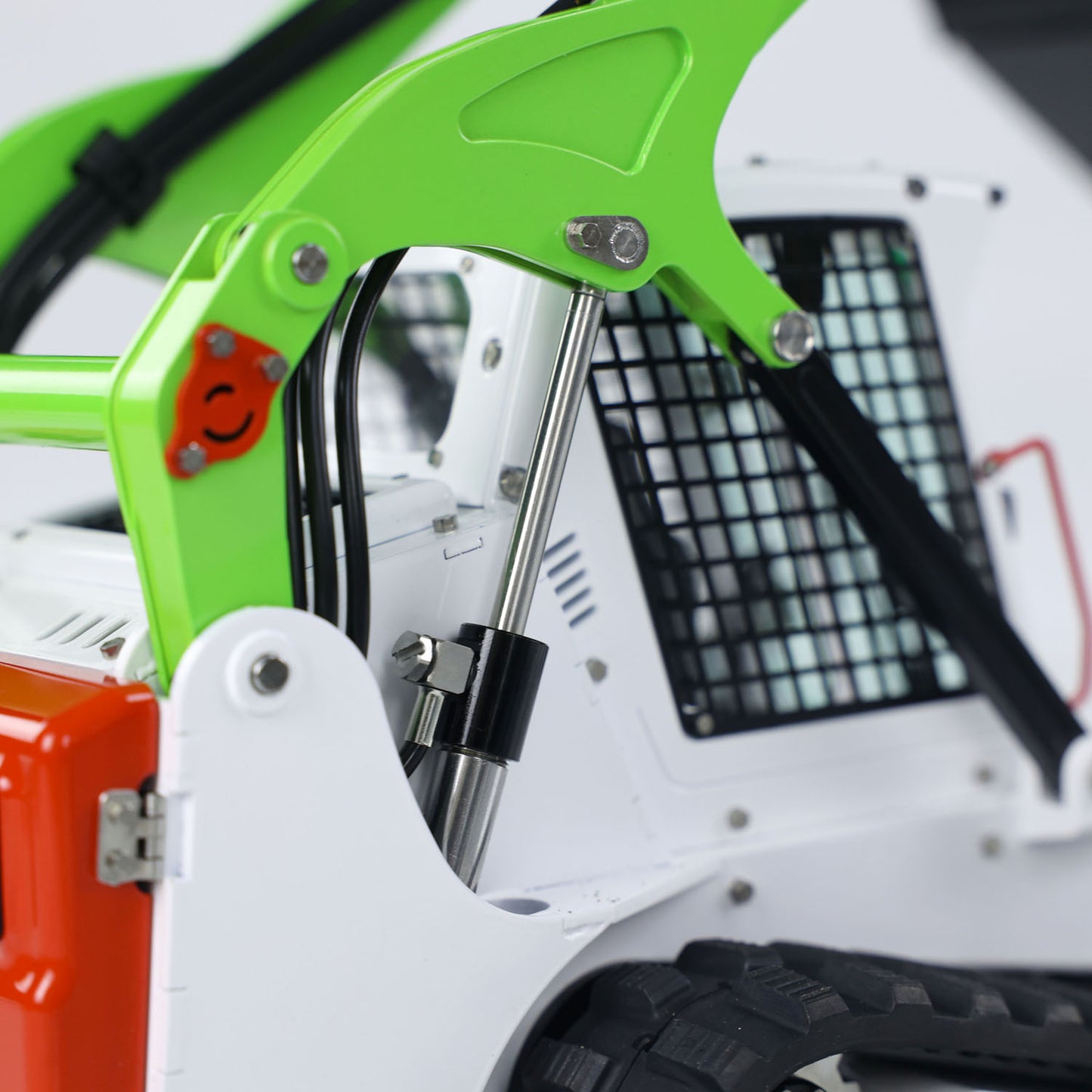 LESU 1/14 RC Hydraulic Car Aoue LT5 Skid-Steer Loader RTR Model Engineering Vehicle Flysky i6S Radio Battery Constraction Machine Ready to Run
