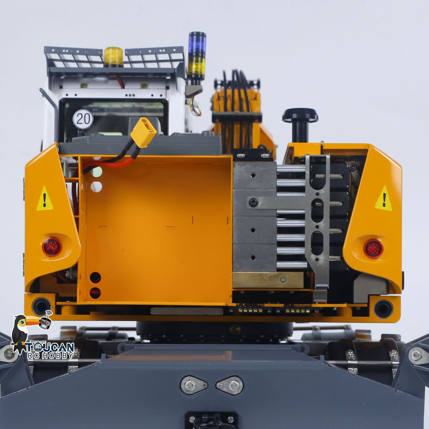 1:14 RC Hydraulic Wheeled Excavator LR914 8-ways Valve 4?¨¢4 Digger Engineering Vehicle RTR Axle Lock Upgrade Brushless Motor ESC