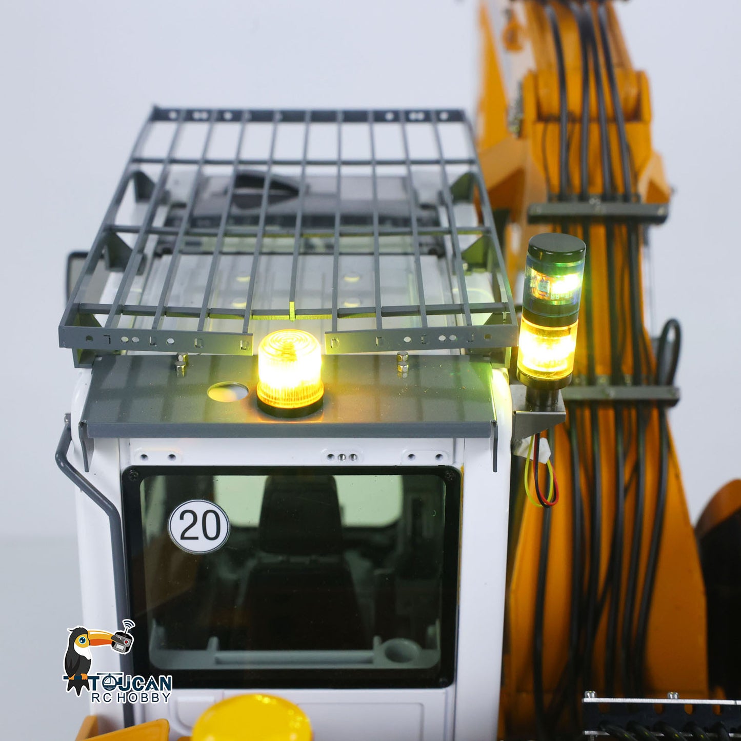 1:14 RC Hydraulic Wheeled Excavator LR914 8-ways Valve 4?¨¢4 Digger Engineering Vehicle RTR Axle Lock Upgrade Brushless Motor ESC