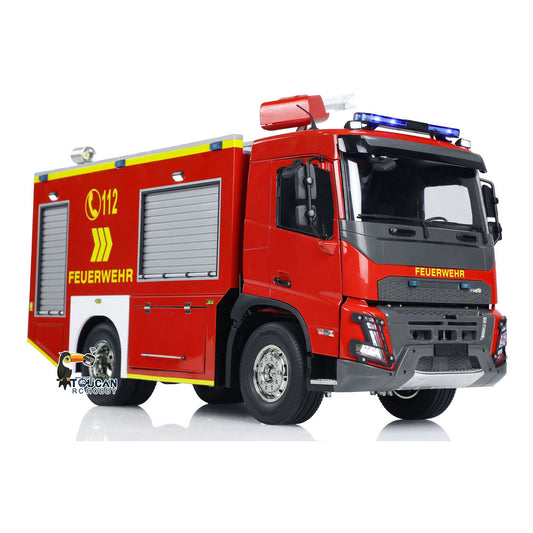 1/14 RC Fire Vehicle 4x2 Electric Car Remote Control Fire Fighting Truck Model