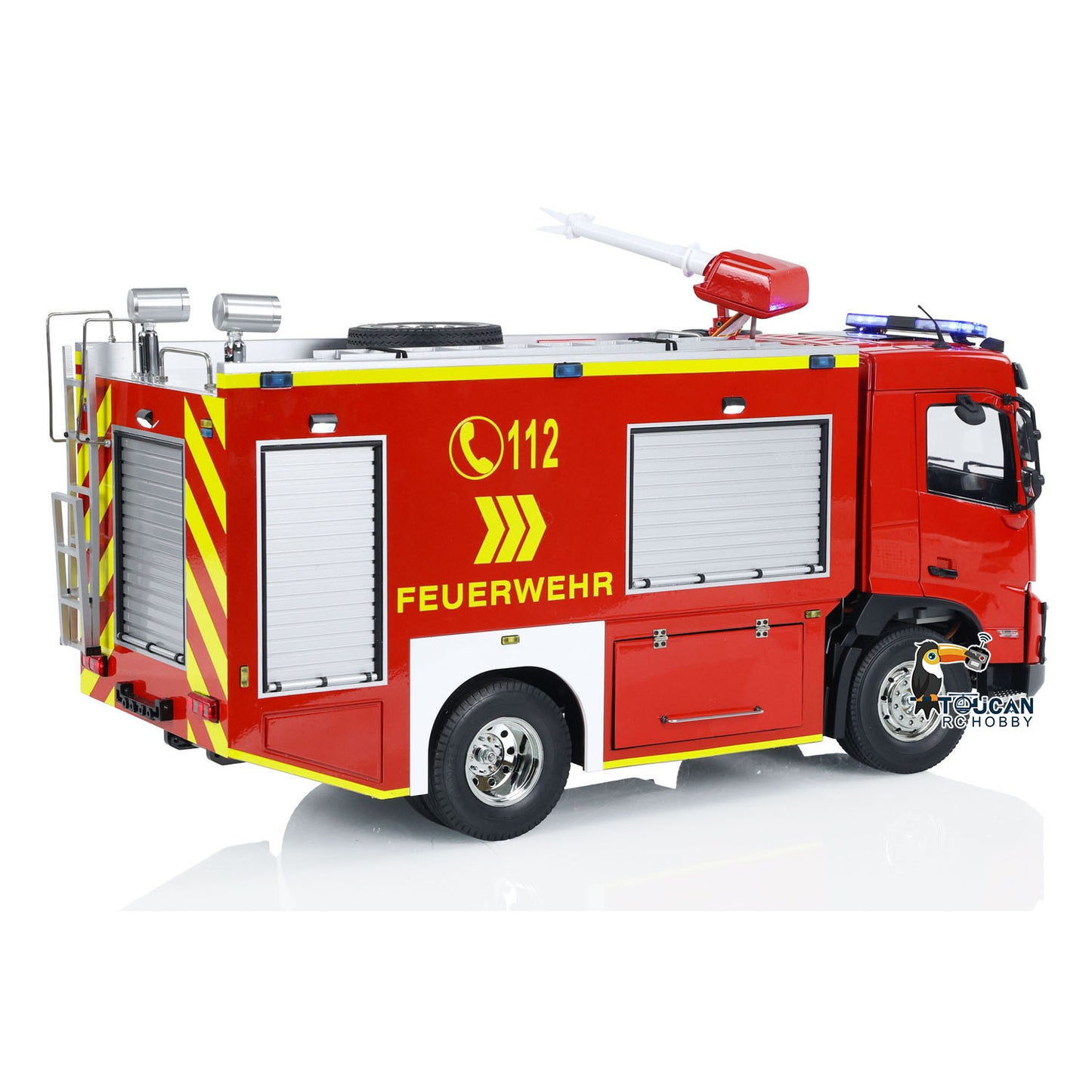 1/14 RC Fire Vehicle 4x2 Electric Car Remote Control Fire Fighting Truck Model