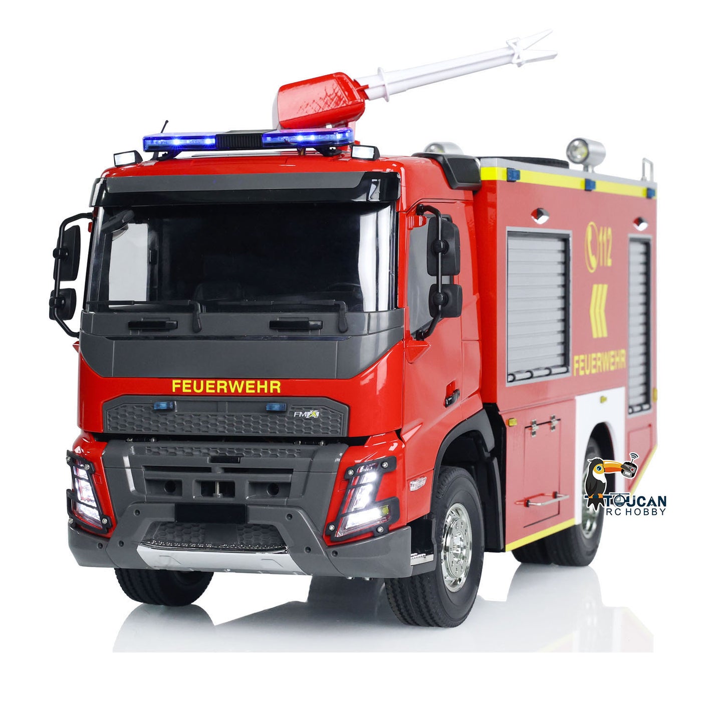 1/14 RC Fire Vehicle 4x2 Electric Car Remote Control Fire Fighting Truck Model