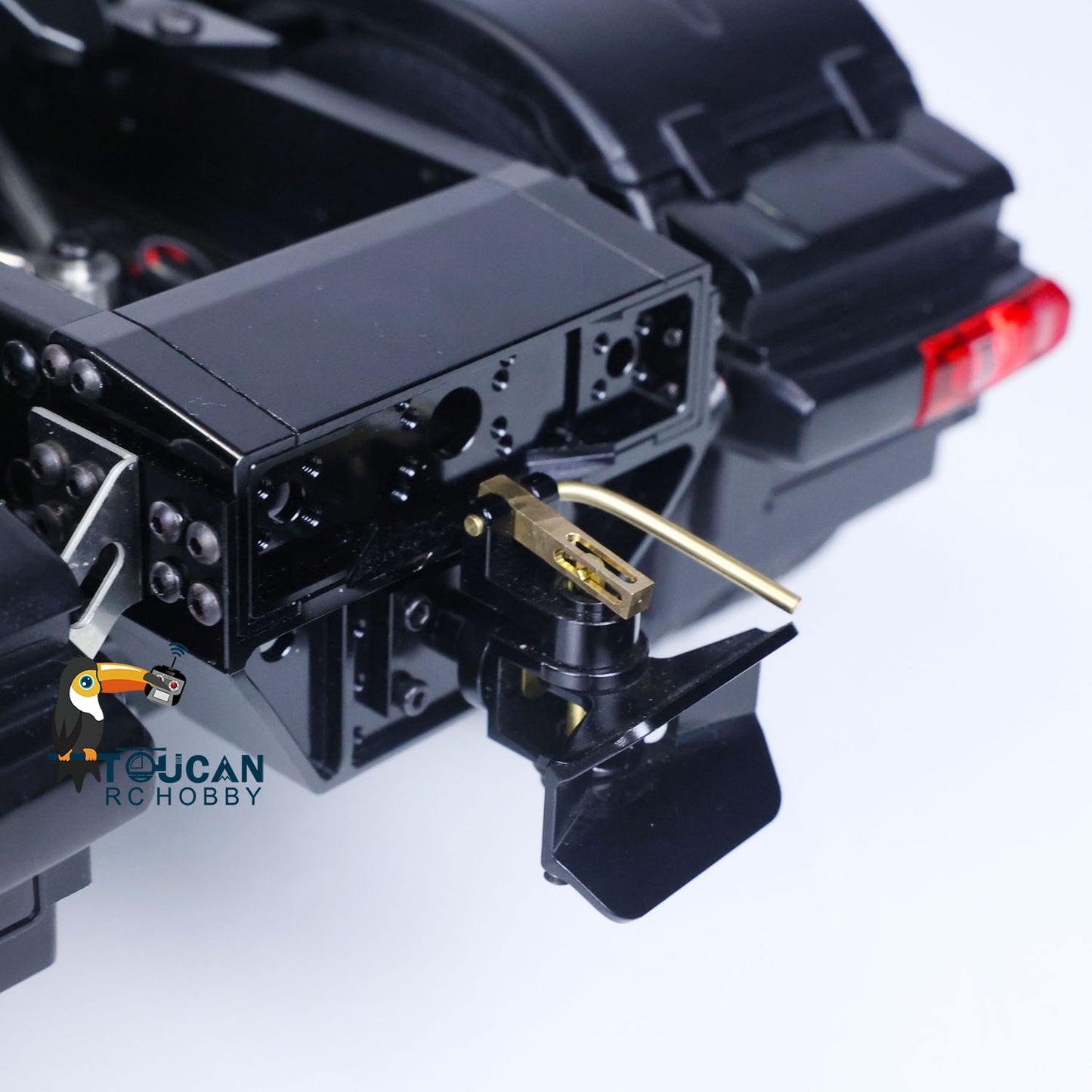 1/14 TOUCAN RC Tractor Truck 8X8 Metal Chassis Differential Lock Axles TOUCAN BZ Cab Radio Controlled Lorry Cars Model Front Hook