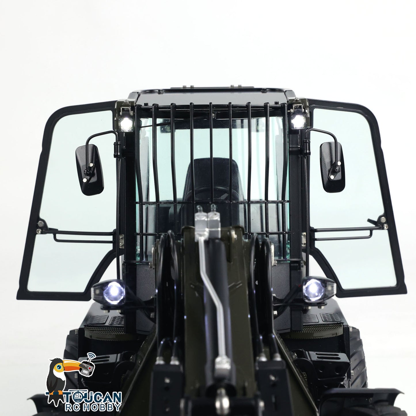 1:14 LESU RTR RC Hydraulic Telescopic Arm Loader AT1050 Fork Lift Truck Model Assembled and Painted 478*165*221