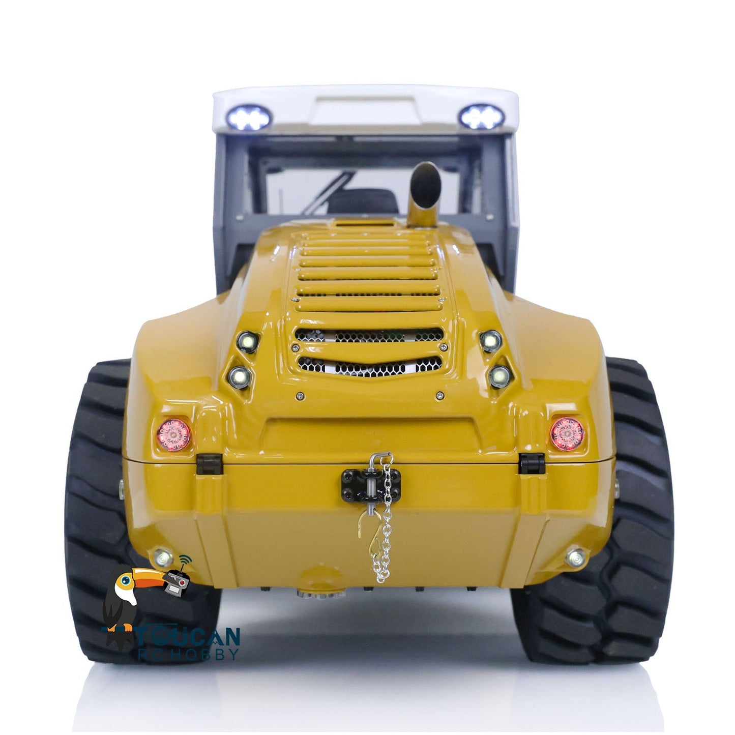 LESU 1/14 RC Hydraulic Road Roller Model Painted and Assembled Motor Aoue-H13ixc Motor ESC Light Sound I6S Controller PNP