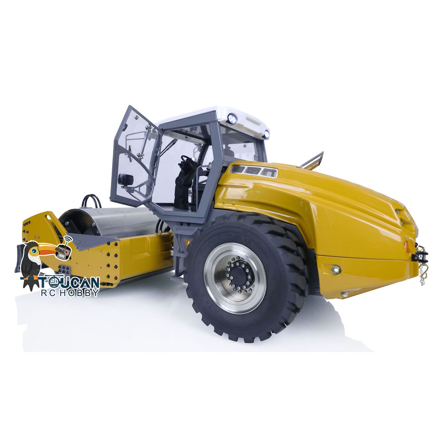 LESU RTR 1/14 RC Hydraulic Road Roller Metal Aoue-H13i Remote Control Car Model RTR Ready to Run Painted Vehicle FlySky ST8