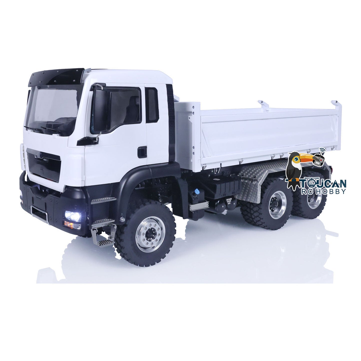 LESU TGS 3-way 1/14 RC Dumper Truck Hydraulic Vehicles Lights Sound Painted