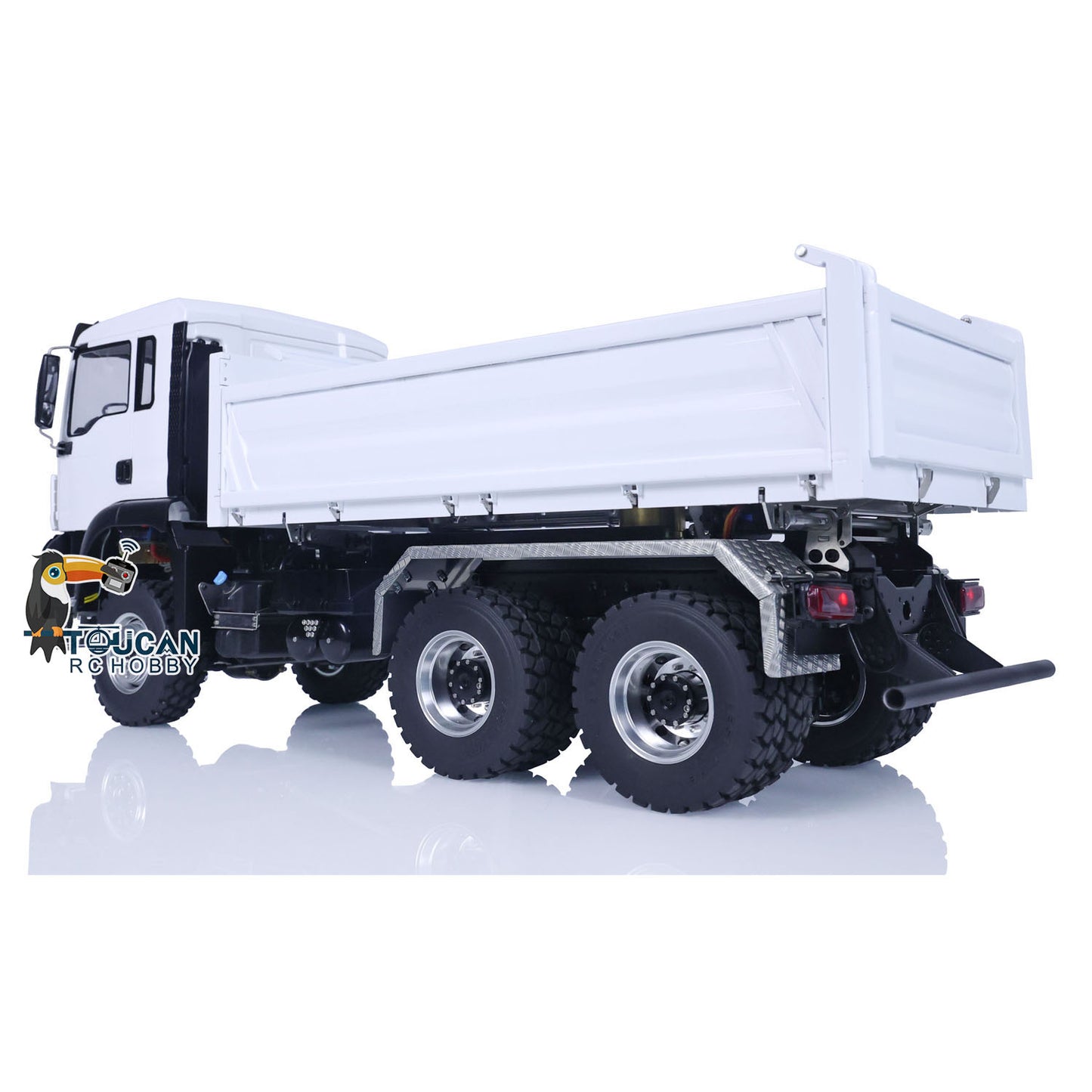 LESU TGS 3-way Metal 1/14 RC Dumper Truck Radio Controlled Hydraulic Tipper Light RTR Battery Ready to Run Painted Assembled Model