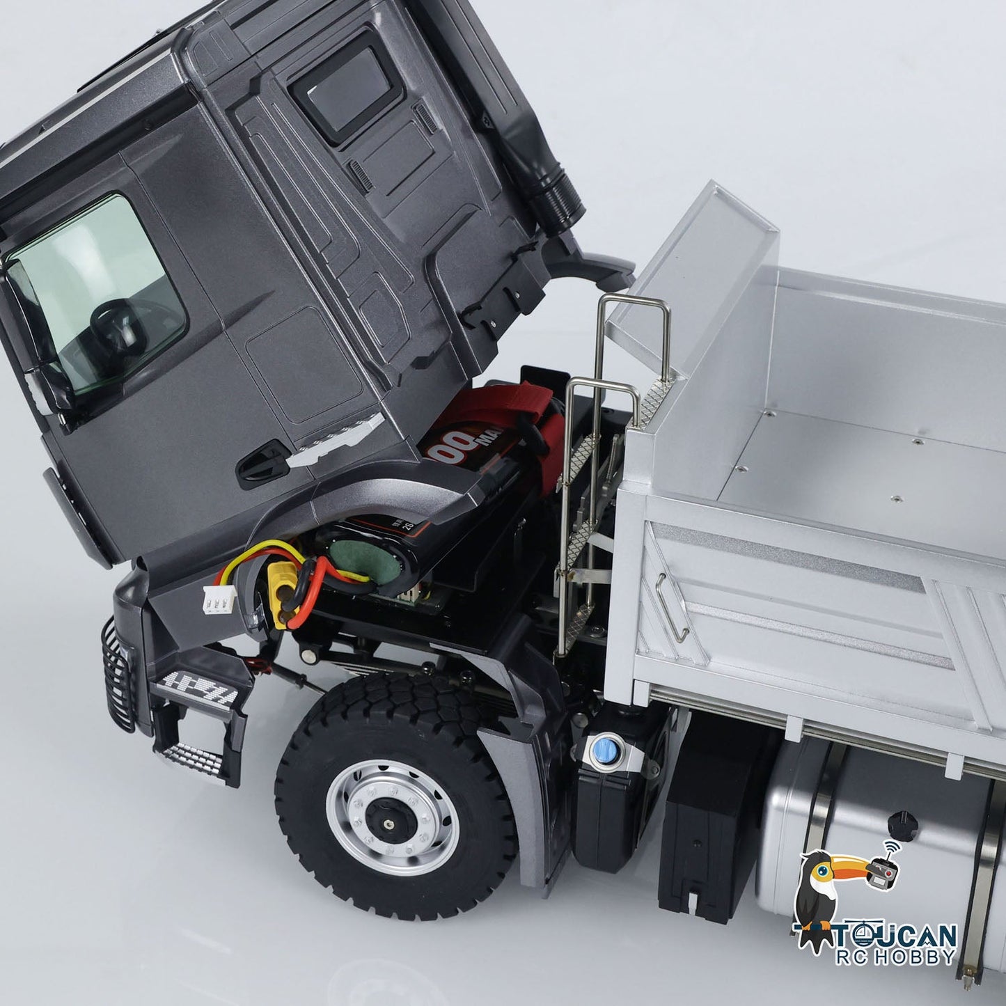 LAST ONE Fast Shipping Kabolite 4x4 1/14 RC Dumper Truck 5701 RTR Remote Control Tipper Car 2-speed