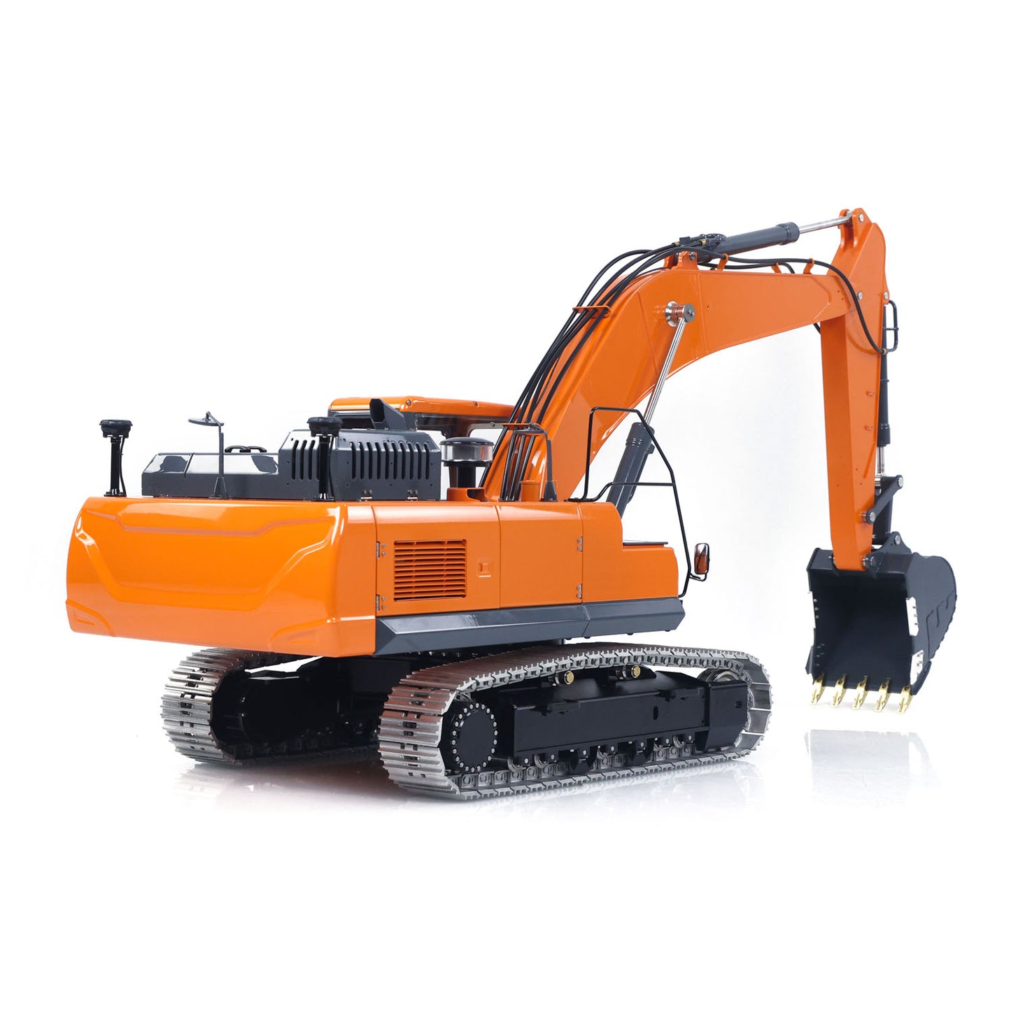 LESU Aoue DX350LC 1/14 Remote Control Digger Metal RC Hydraulic Excavator RTR Model 3CH Valve 4MPA Pump PL18EV Lite Battery Constraction Vehicle