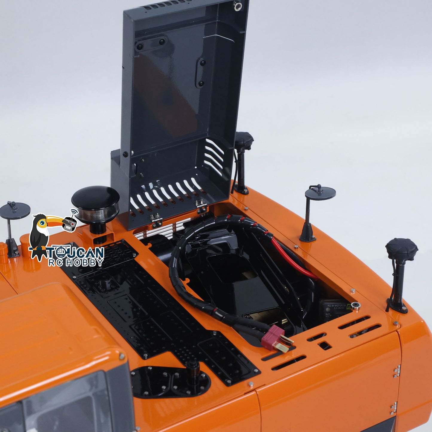 Metal LESU 1/14 Remote Control Digger Aoue DX350LC RC Hydraulic Excavator Model 3CH Valve 4MPA Pump Flysky ST8 Battery Lights