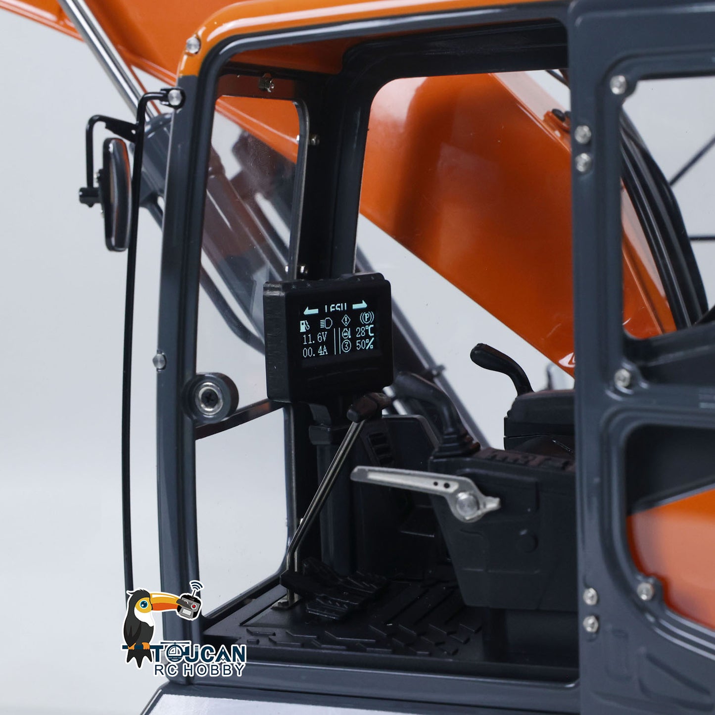 Metal LESU 1/14 Remote Control Digger Aoue DX350LC RC Hydraulic Excavator Model 3CH Valve 4MPA Pump Flysky ST8 Battery Lights