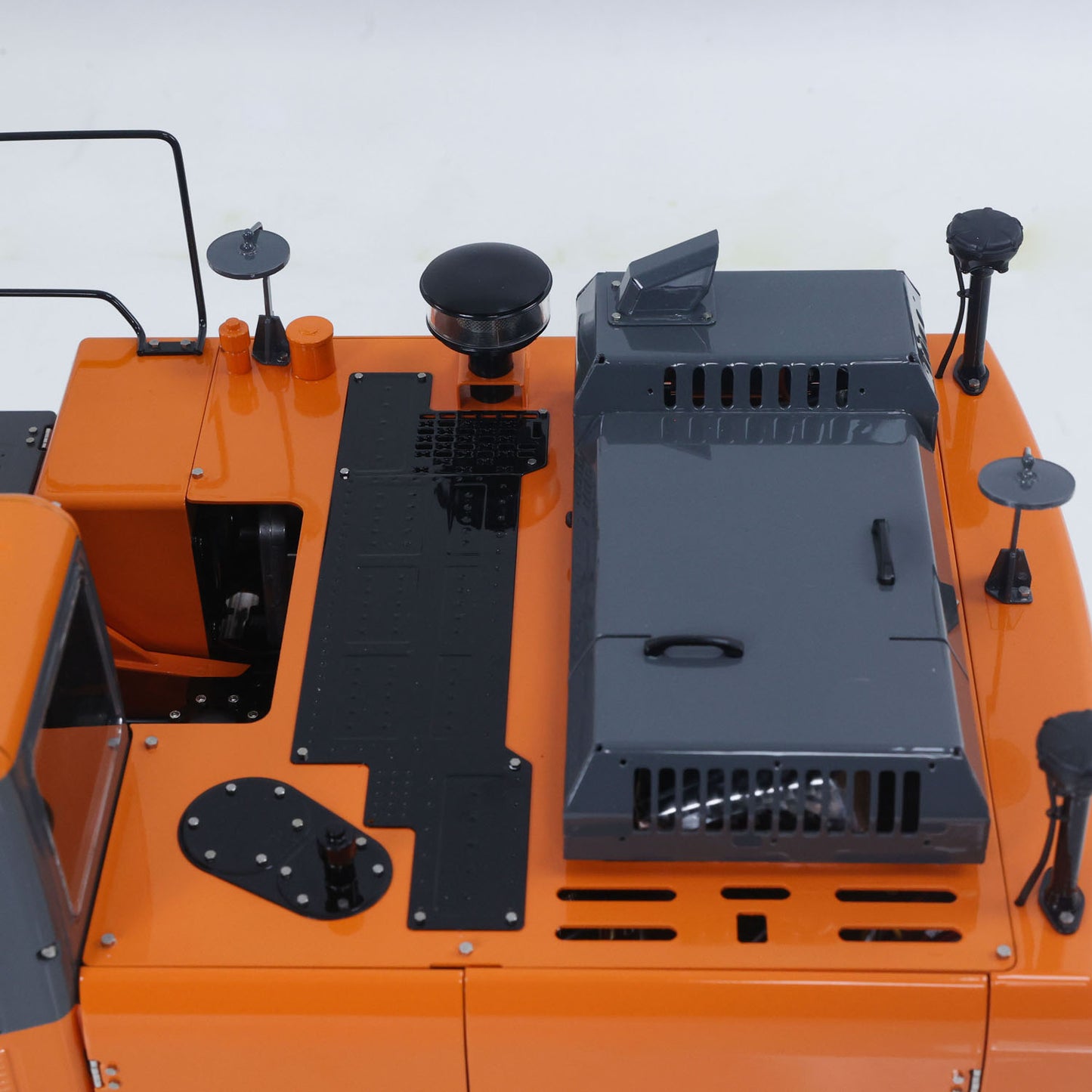 LESU 90% Metal 1/14 RC Hydraulic Digger Aoue DX350LC Remote Control Excavator Finished Model 3CH Valve Relief Valve 4MPA Pump Engineering Vehicle