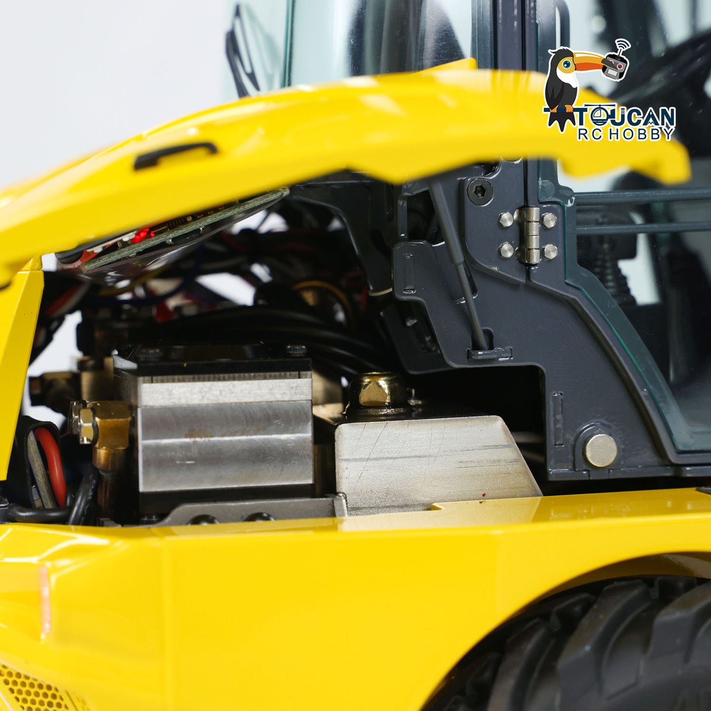 In Stock LESU RTR 1/14 Hydraulic RC Telescopic Arm Car Metal Loader AT1050 Forklift Truck