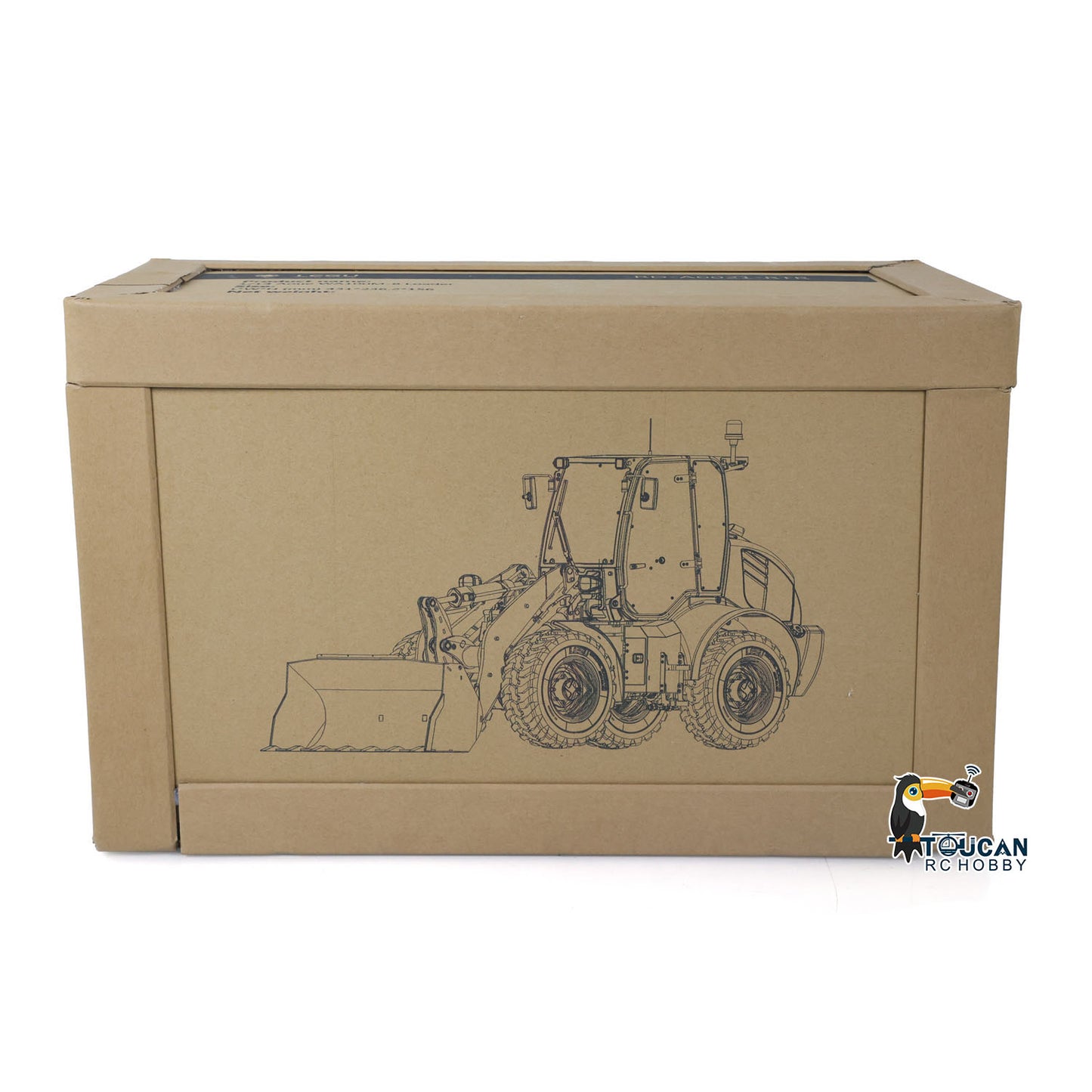 LESU 1/14 4X4 RC Hydraulic Loader Aoue WA100M-8 Metal Remote Control Construction Vehicle Model 4CH Valve Axle Lock Sound Light