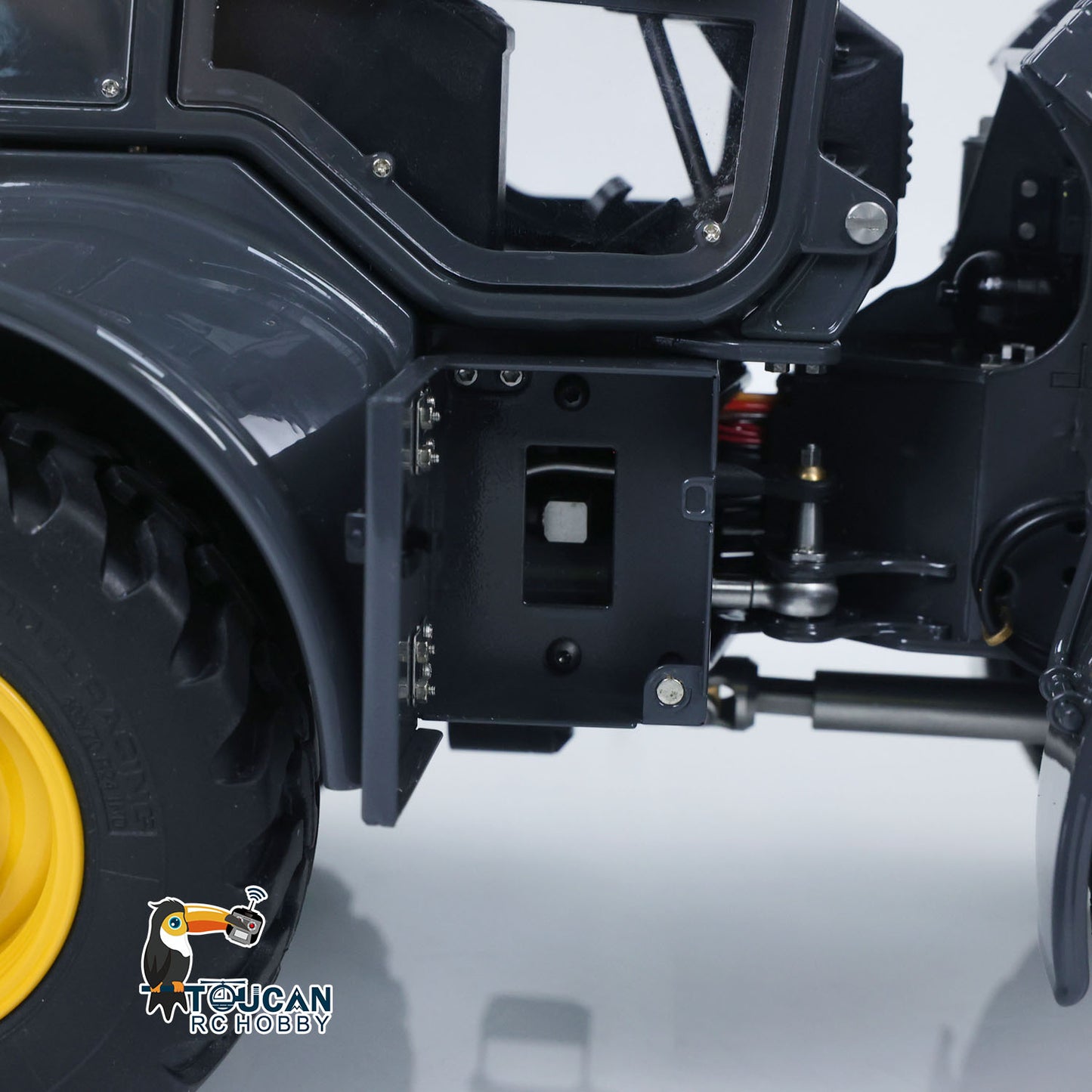Metal LESU 1/14 RC Hydraulic Loader Aoue WA100M-8 4X4 RTR Remote Control Construction Vehicle Axle Differential Lock Sound Light ST8 Radio Engineering Machine