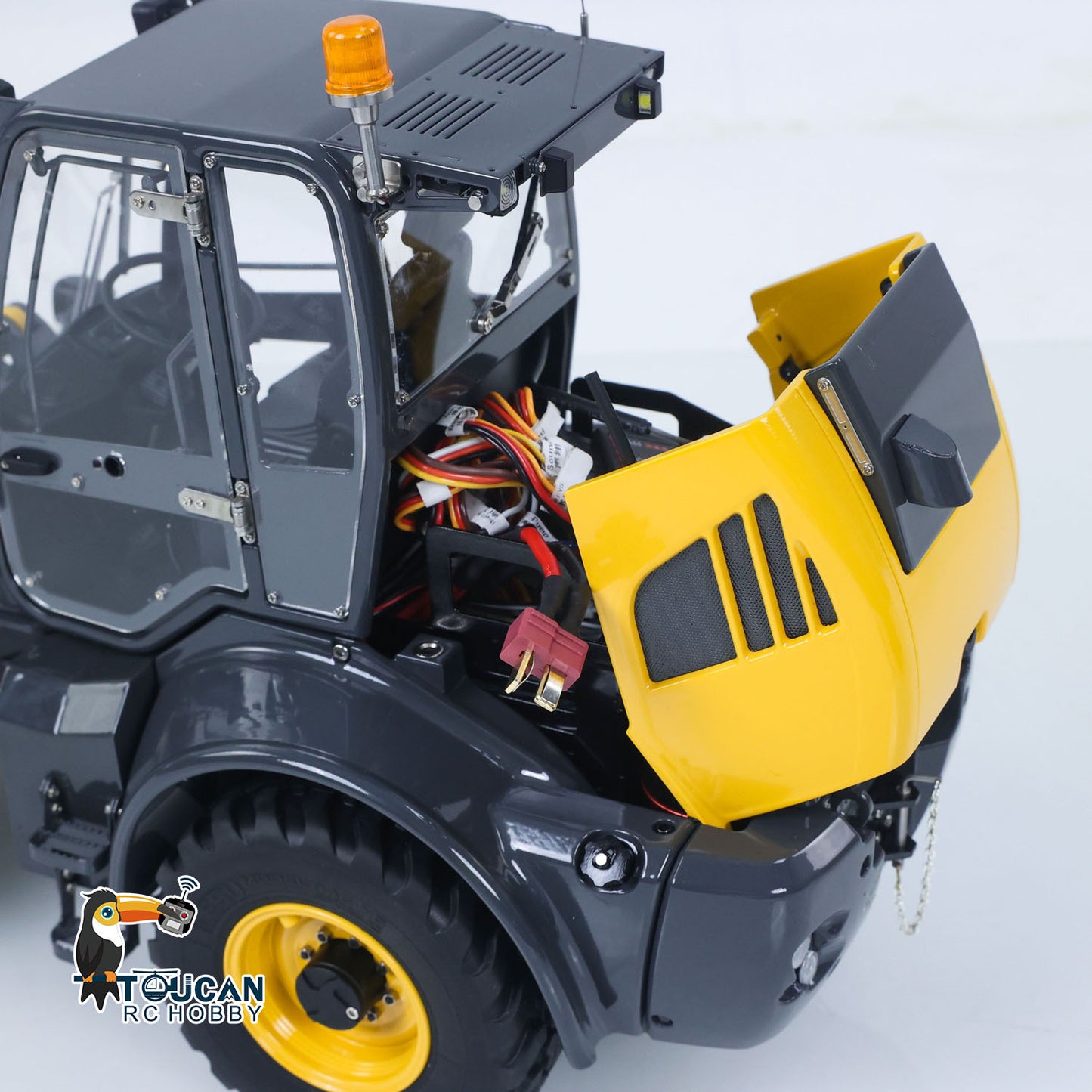 Metal LESU 1/14 RC Hydraulic Loader Aoue WA100M-8 4X4 RTR Remote Control Construction Vehicle Axle Differential Lock Sound Light ST8 Radio Engineering Machine