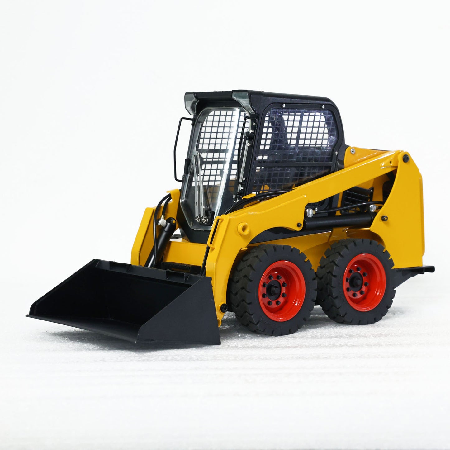 Metal 1/14 Hydraulic RC Skid-Steer Loader SM450 Remote Control Wheeled Car Model