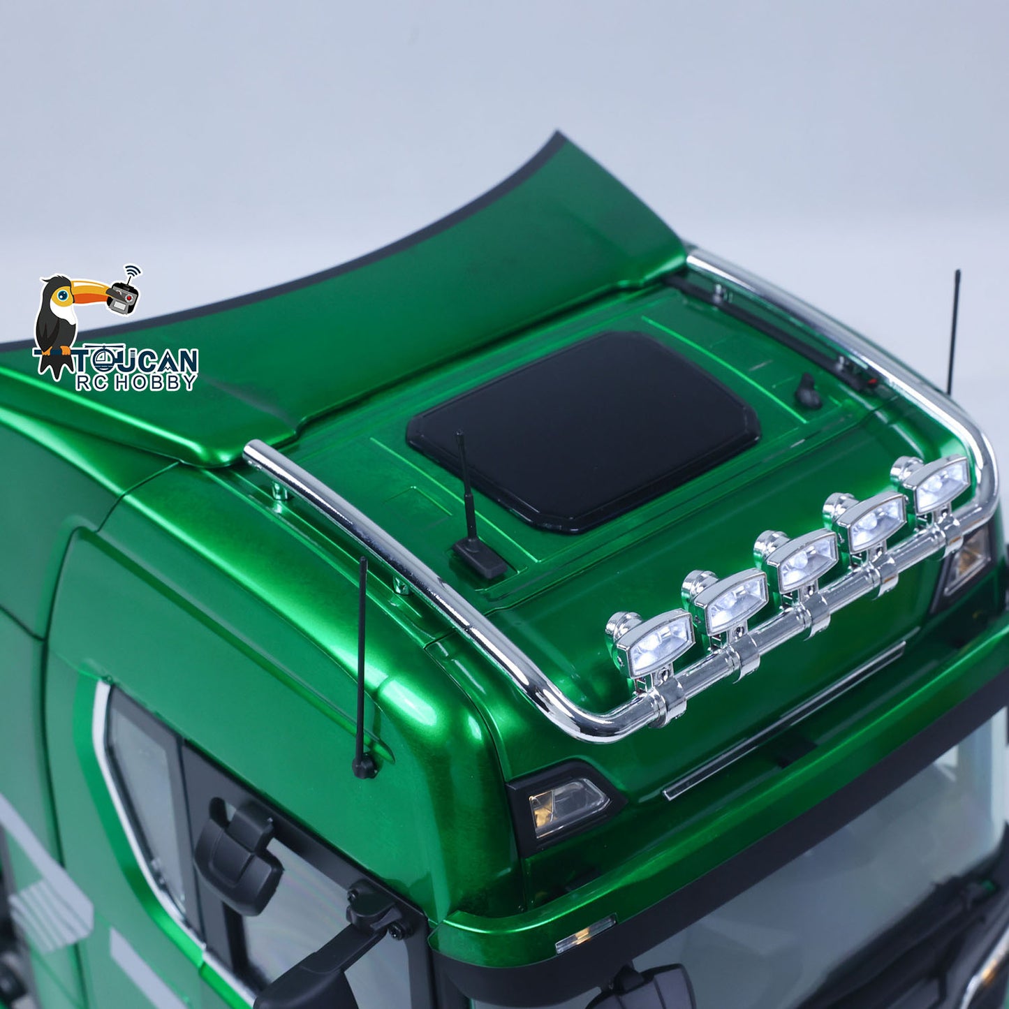 RTR TOUCAN 1/14 Romote Control Tractor Truck 770S 6*6 2Speed RC Lorry Car Axle Locks Openable Door Lights Sounds Smoke Unit Ready to Run