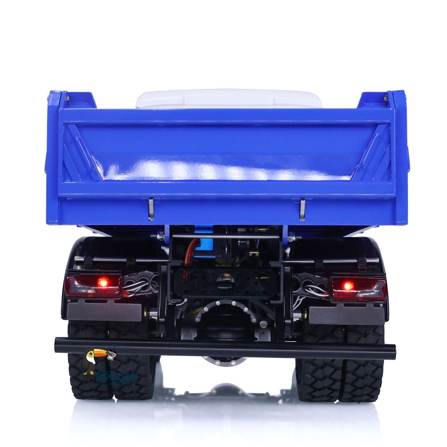 LESU 1/14 Scale 4X4 Hydraulic RC Dumper Truck Metal TGS Ready To Run Remote Control Tipper Painted Car Model Motor Servo ESC